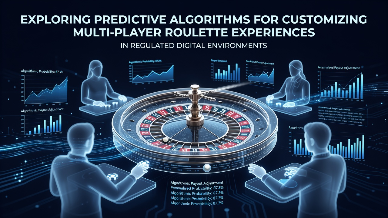 Digital roulette interface showing predictive analytics dashboard with player customization options in a regulated online casino setting